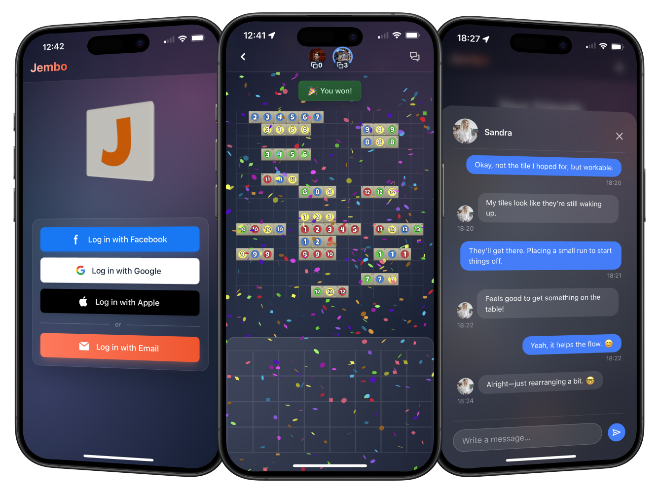 Jembo mobile mockups